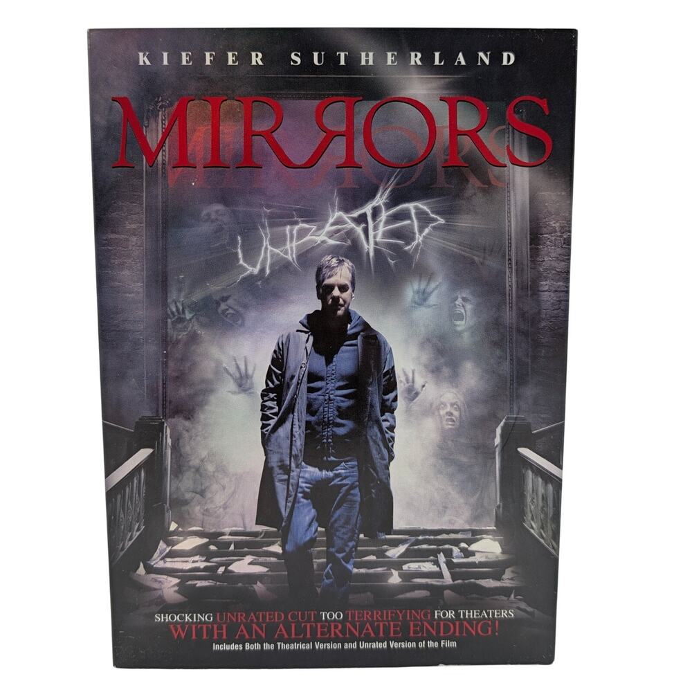 Mirrors Unrated DVD New Sealed w Slipcover Kiefer Sutherland Horror 2008